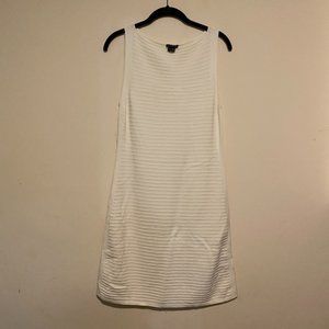 Theory Abrissa Bodycon Shift Dress in Ivory Ice size Large